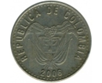 Колумбия 50 песо 1989-2009