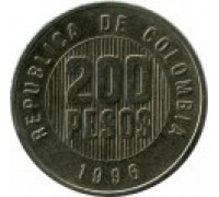 Колумбия 200 песо 1994-2012