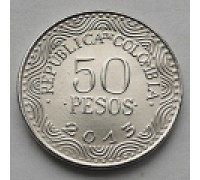 Колумбия 50 песо 2012-2017