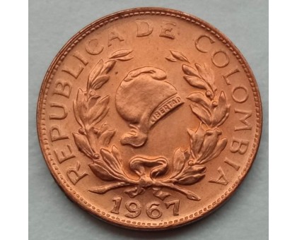 Колумбия 1 сентаво 1967-1978