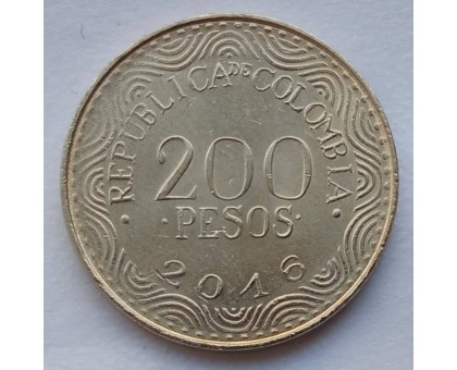 Колумбия 200 песо 2012-2017