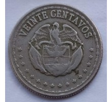 Колумбия 20 сентаво 1956-1966