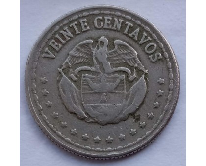 Колумбия 20 сентаво 1956-1966