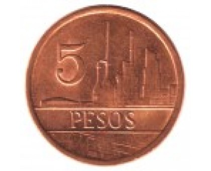 Колумбия 5 песо 1980-1989