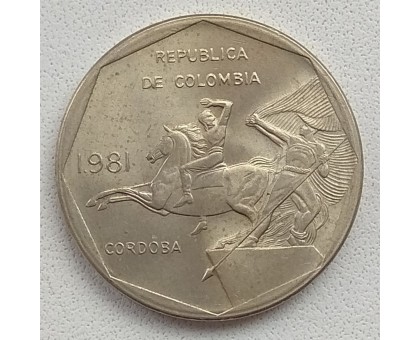 Колумбия 10 песо 1981-1989