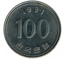 Южная Корея 100 вон 1983-2016