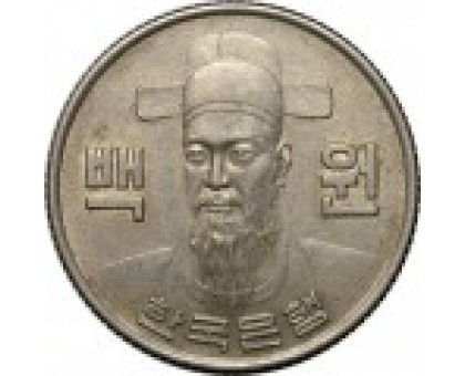 Южная Корея 100 вон 1970-1982