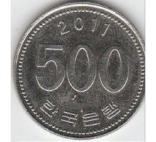 Южная Корея 500 вон 1982-2018