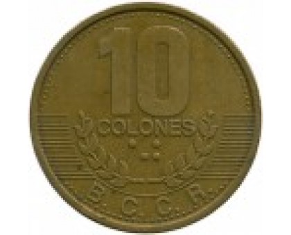 Коста-Рика 10 колонов 1995