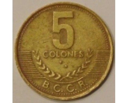 Коста-Рика 5 колонов 2001
