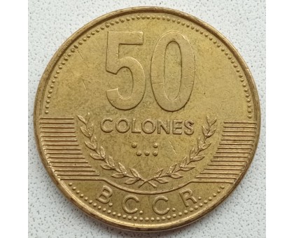 Коста-Рика 50 колонов 2002