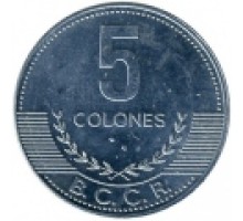 Коста-Рика 5 колонов 2005-2016