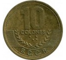 Коста-Рика 10 колонов 2002