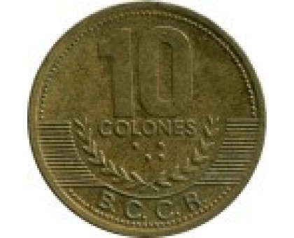 Коста-Рика 10 колонов 2002