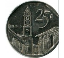 Куба 25 сентаво 1994-2008