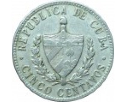 Куба 5 сентаво 1946-1961