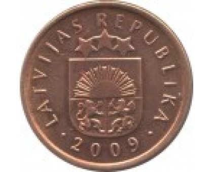 Латвия 2 сантима 1992-2009