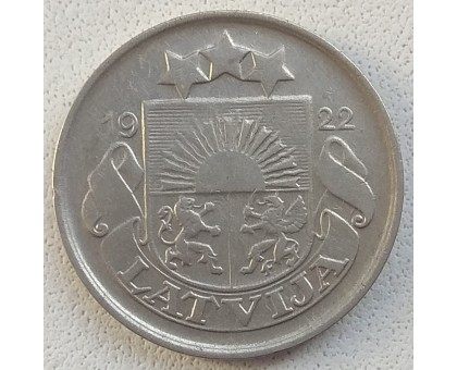 Латвия 20 сантимов 1922