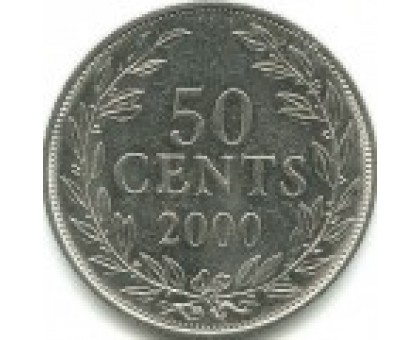 Либерия 50 центов 2000