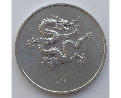 Либерия 5 центов 2000