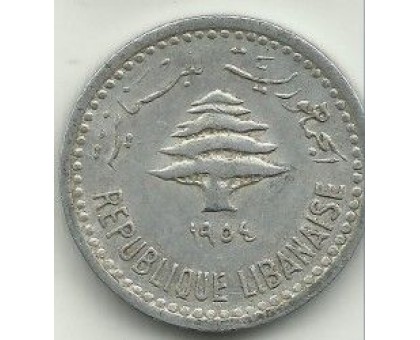 Ливан 5 пиастров 1954