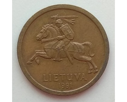 Литва 10 центов 1991