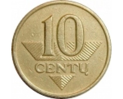Литва 10 центов 1997-2014
