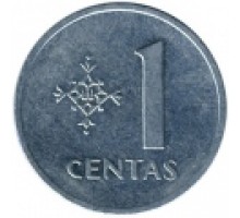 Литва 1 цент 1991