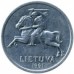 Литва 1 цент 1991