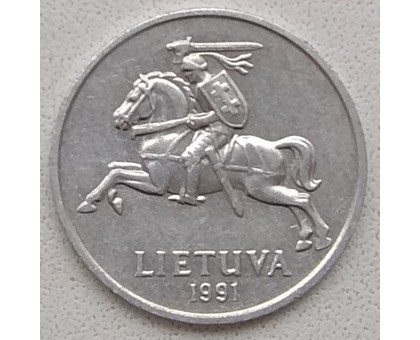 Литва 2 цента 1991