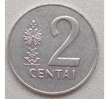 Литва 2 цента 1991