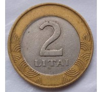 Литва 2 лита 1998-2014