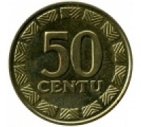 Литва 50 центов 1997-2014