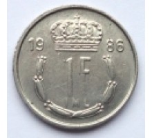 Люксембург 1 франк 1986-1987