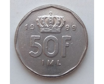 Люксембург 50 франков 1987-1989