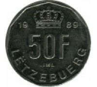 Люксембург 50 франков 1989-1995