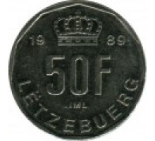 Люксембург 50 франков 1989-1995