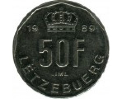 Люксембург 50 франков 1989-1995