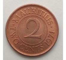 Маврикий 2 цента 1953-1978