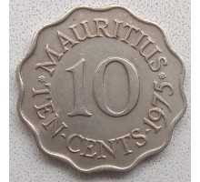 Маврикий 10 центов 1954-1978