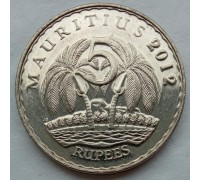 Маврикий 5 рупий 1987-2012