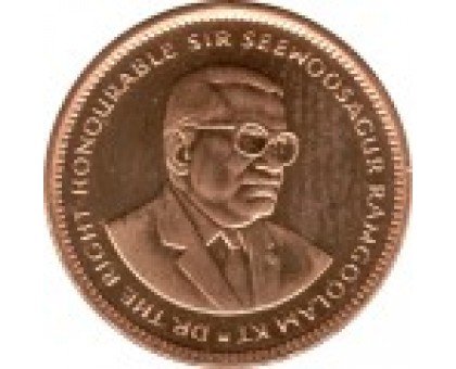 Маврикий 5 центов 1987-2012