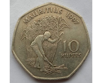 Маврикий 10 рупий 1997-2000