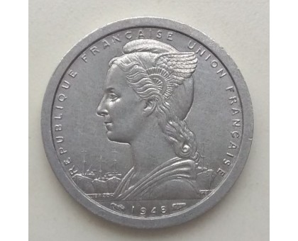 Мадагаскар 1 франк 1948-1958
