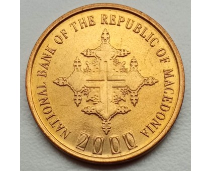 Македония 1 денар 2000 UNC