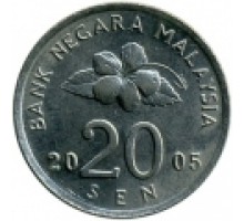Малайзия 20 сенов 1989-2011