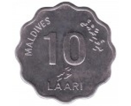 Мальдивы 10 лари 1984-2007
