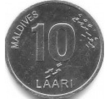 Мальдивы 10 лари 2012