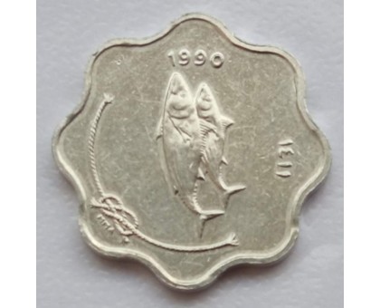 Мальдивы 5 лари 1984-1990