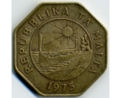 Мальта 25 центов 1975